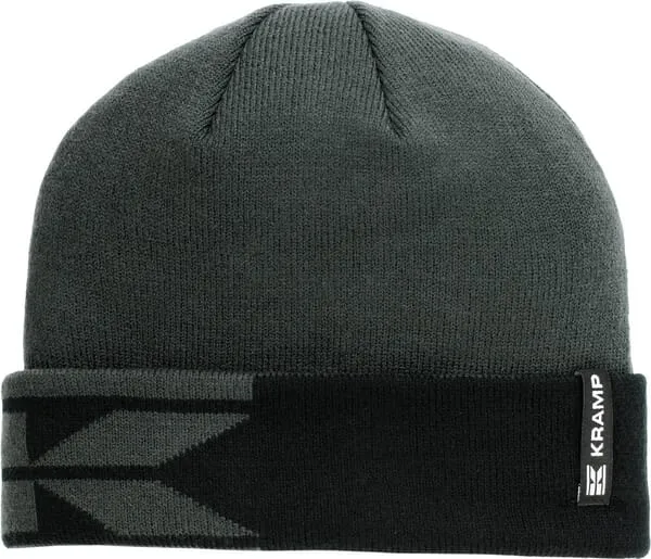 Pletená čepice šedá/černá, Kramp