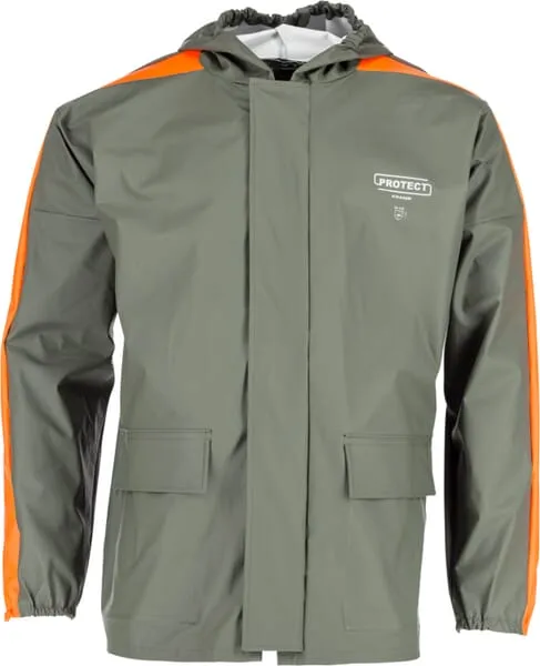 Nepromokavé PU bundy, zelená, Kramp Protect