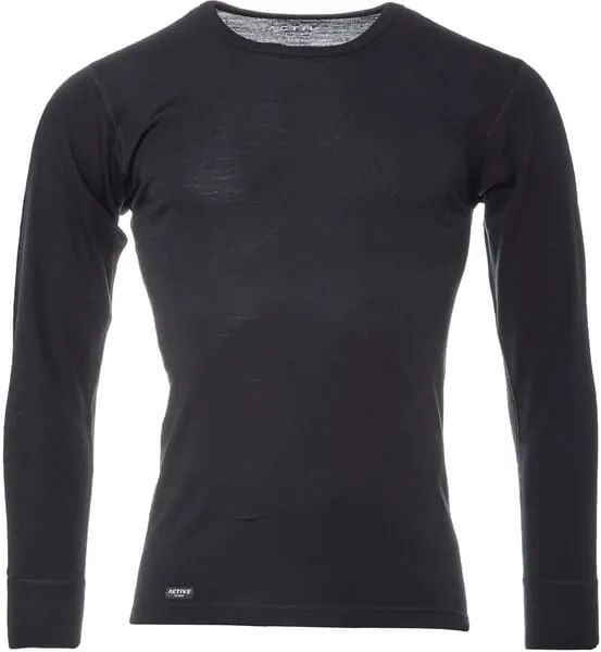 Podvlékací triko z merino vlny, s kulatým výstřihem a dlouhými rukávy, Kramp Active