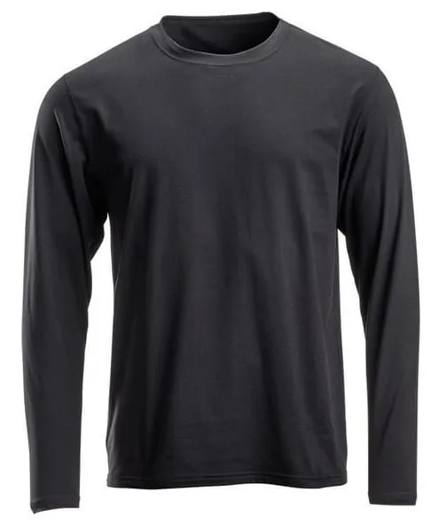 Pánské triko, dlouhý rukáv, černé, Kramp Active