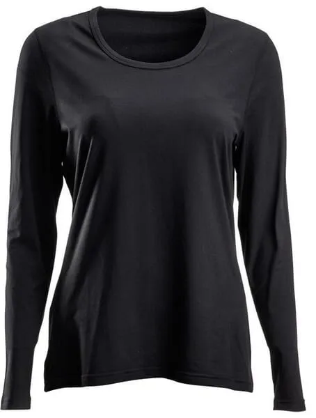 Dámské triko, dlouhý rukáv, černé, Kramp Active