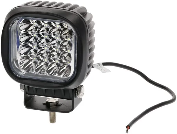 Pracovní světlo LED 48 W, 4000 lm, čtvercové, 10/30 V, 123x81x123 mm, bodový paprsek, Kramp