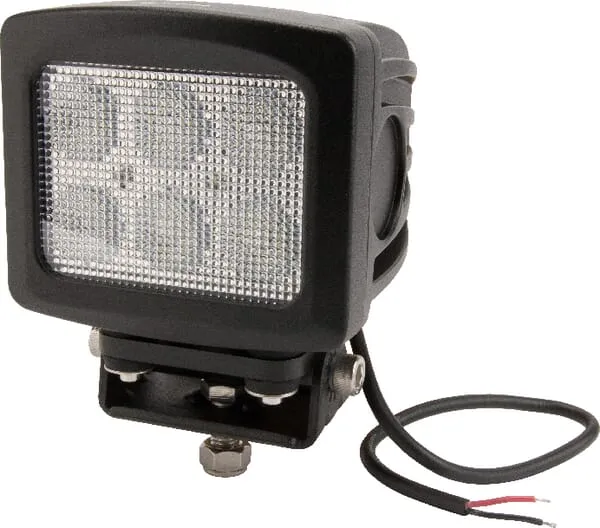 Pracovní světlo LED 60 W, 5400 lm, čtvercové, 10/30 V, 135x124 mm, širokoúhlé, 6 LED, Kramp