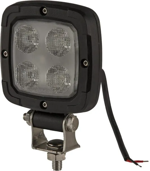 Pracovní světlo LED, 20 W, 2200 lm, čtvercové, 10 - ⁠80 V, širokoúhlé, Kramp