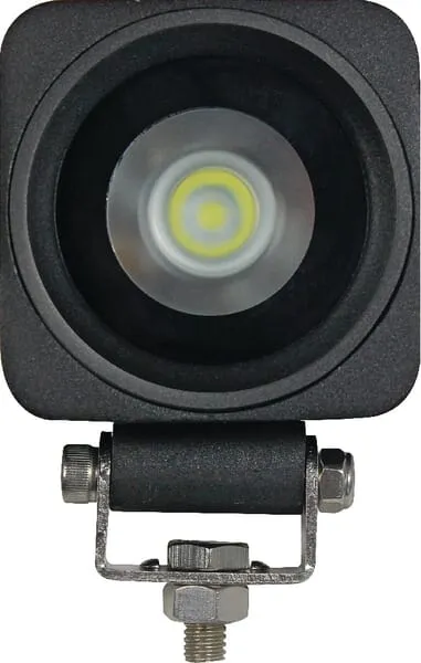 Pracovní světlo LED 10 W, 10/30 V, 900 lm, čtvercové, 66x65 mm, bodový paprsek, gopart
