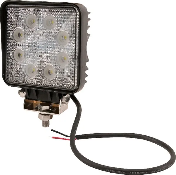 Pracovní světlo LED, 24 W, 1920 lm, čtvercové, 10/30 V, 110x45x110 mm, širokoúhlé, 8 LED, gopart