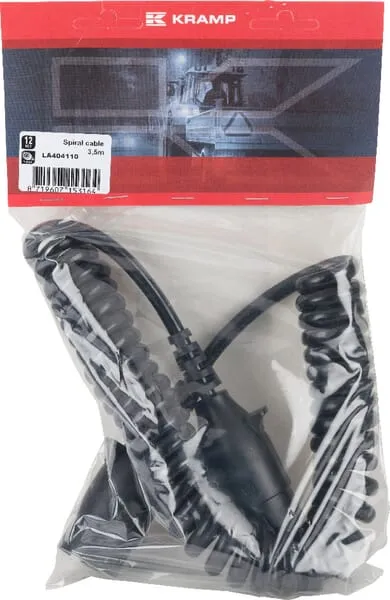 Spirálový kabel 12 V / 7pólový – 3,5 m