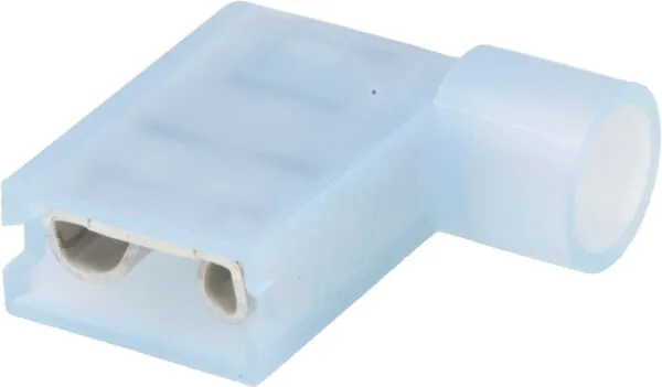 Plochý konektor izolovaný, modrý, 1,5-2,5 mm² 6,3x0,8 mm, 75 ks