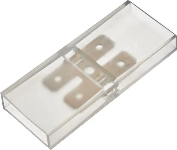 Konektor izolovaný dvojitý (2/2-pin) 6,3x0,8 mm (10x)