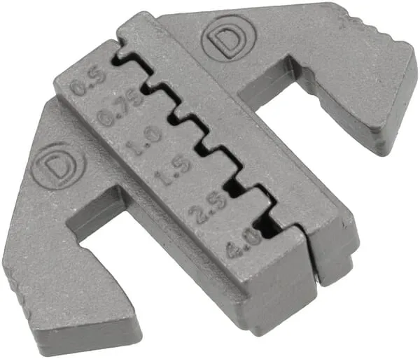 Sada krimpovacích matric pro izolované koncovky kabelů (malé AWG) (0,5-4 mm²)