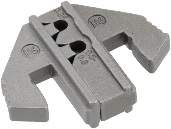 Sada krimpovacích matric pro svorky odolávající povětrnostním vlivům (0,5-0,8 mm²)