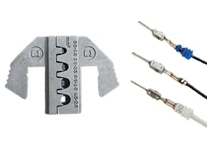 Sada krimpovacích matric pro vnější svorky JPT a MCP s těsněním nebo bez něj (0,5-2,5 mm²)