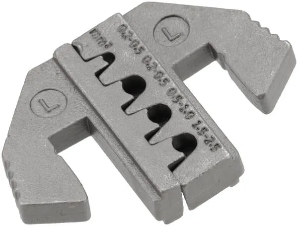 Sada krimpovacích matric pro vnitřní svorky JPT s těsněním nebo bez něj (0,2-2,5 mm²)