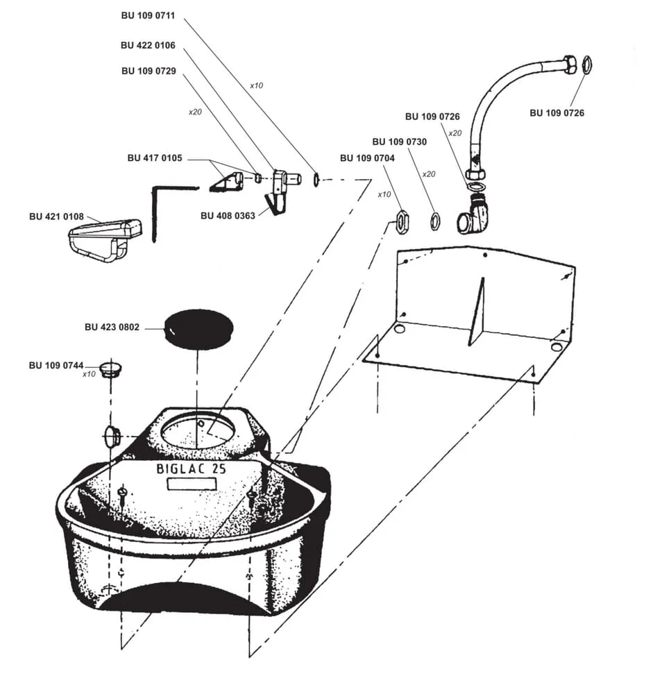 Náhradní díly Biglac 25