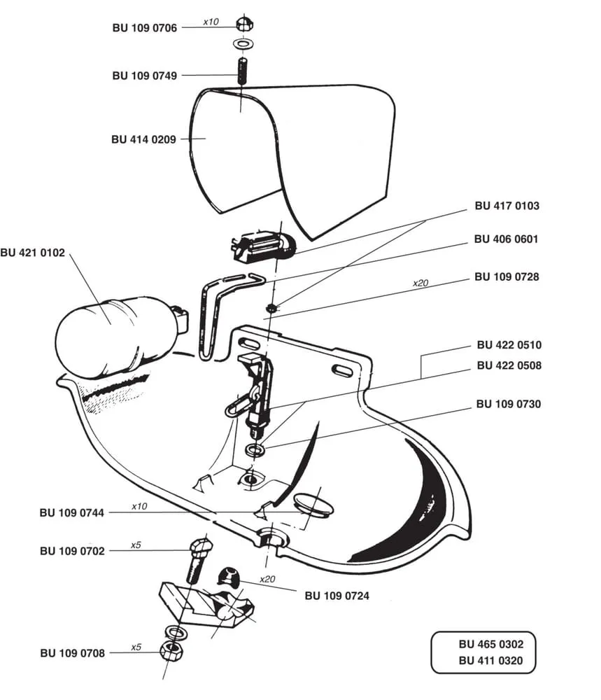 Náhradní díly LAC55