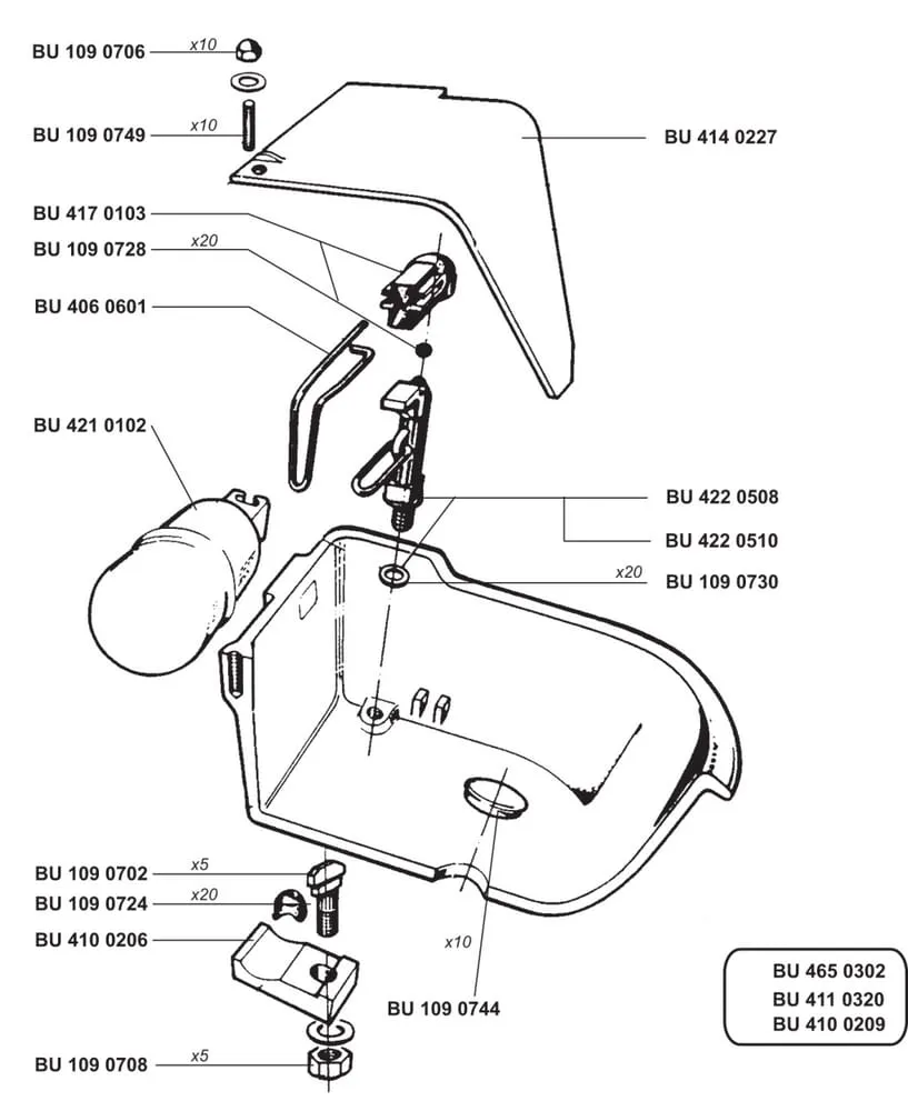Náhradní díly LAC5