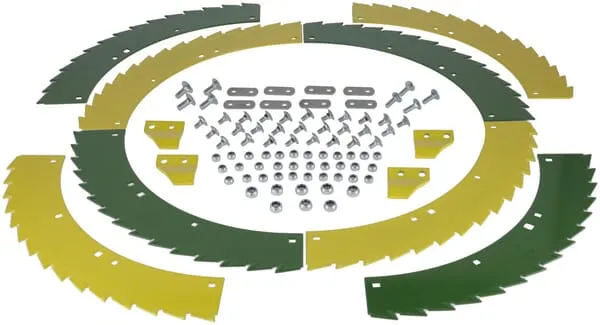 Sada pilových nožů pro 2 rotory, bez povlaku, malý průměr rotoru