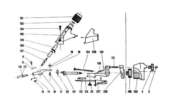 Náhradní díly – pro střihací hlavu Profi V – typ 1300-2-TD – Lister