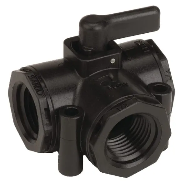 3cestné kulové mikroventily Banjo