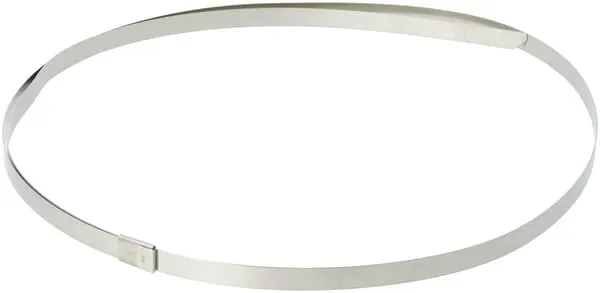 Upínací pás, nerezová ocel, 8,0 x 1050 mm