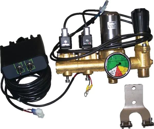 Braglia - regulační armatura 2 dílčí šířka s ovládáním kompl.