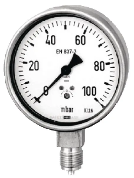 Plynový tlakoměr Wika, 100 mm