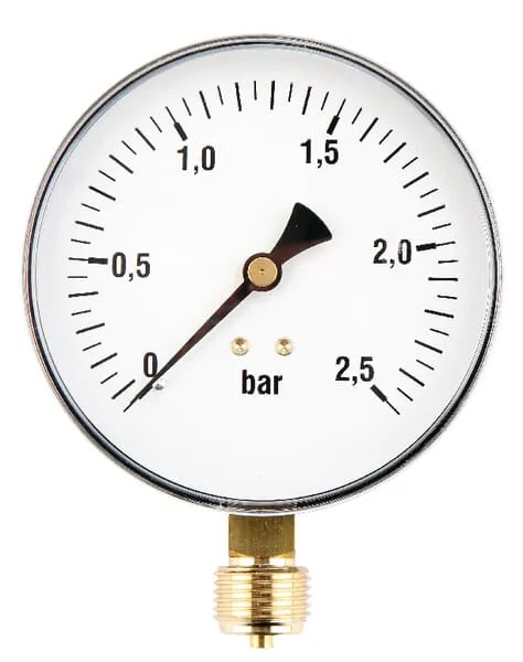 Manometr Ø 100 0-2,5bar ½ unte