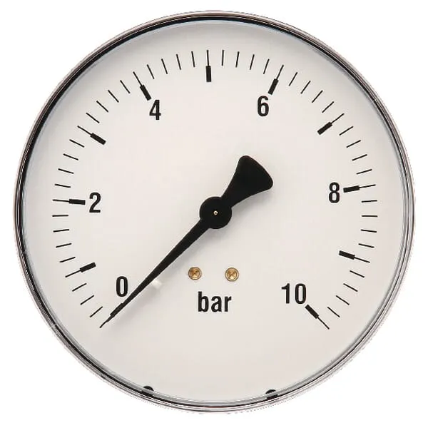 Manom. O100 0–10 bar 1" vzadu