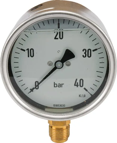 Manometr Ø 100 0-40 bar ½"