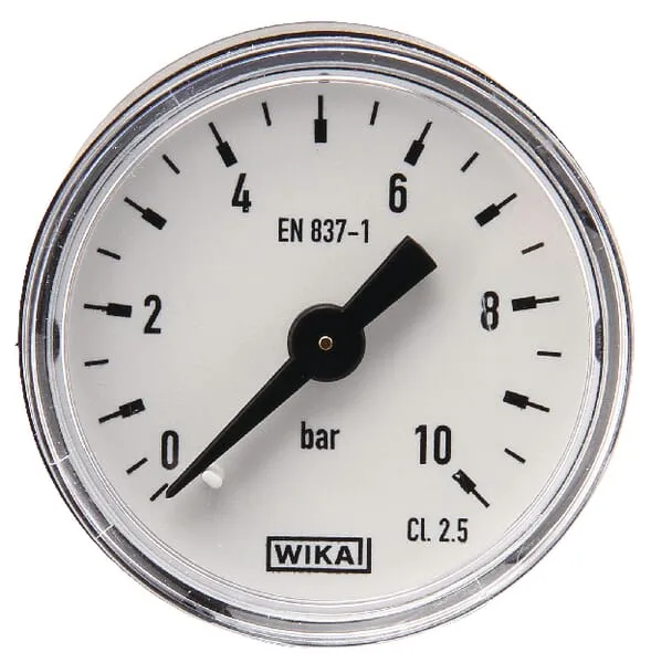 Manom.vzadu O 40mm 0–10bar