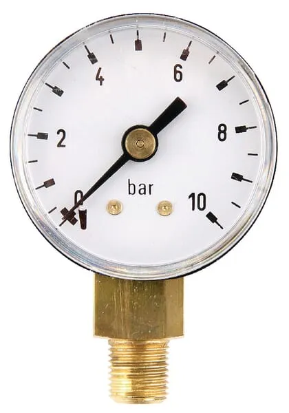 Spodní připojení tlakoměru, suché