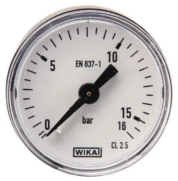 Manom.vzadu O 40mm 0–16bar