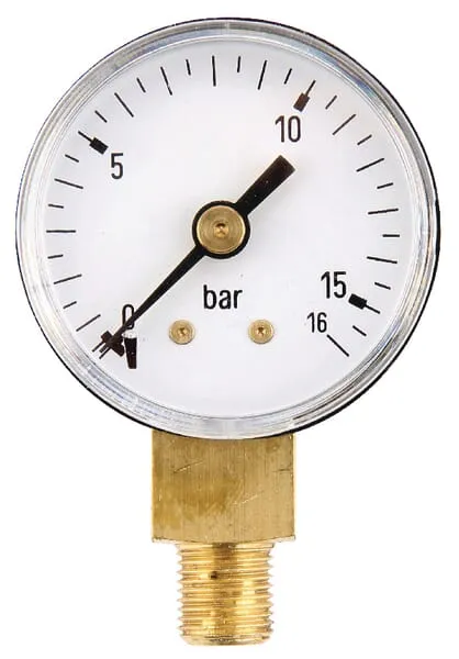 Manometr O40 0-16barů ⅛" dole