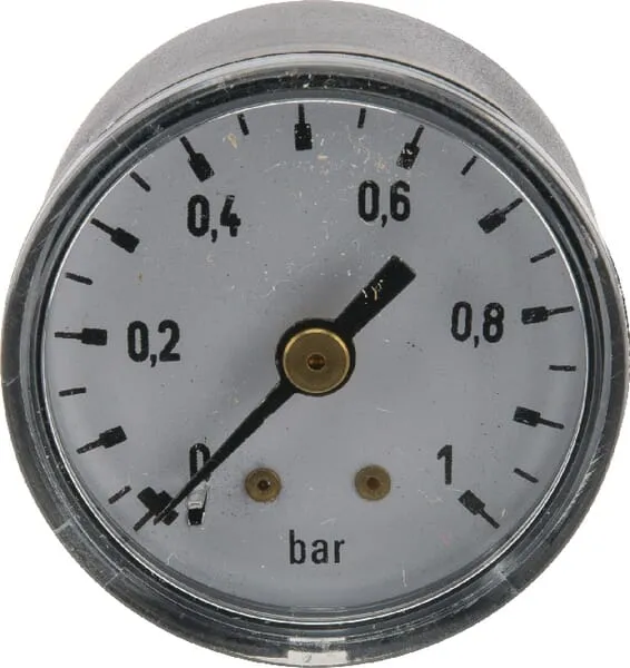 Manometr O40 0-1bar ⅛" vzadu