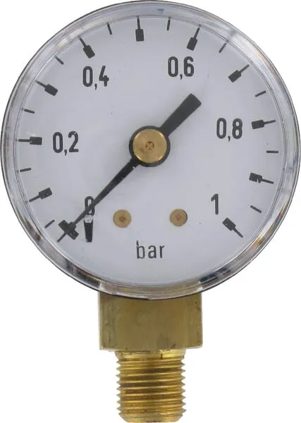 Manometr O40 0-1bar ⅛" dole
