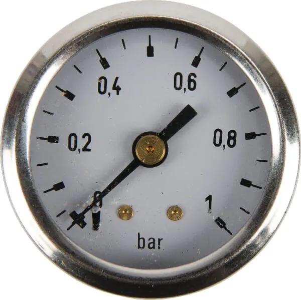 Manometr, O40mm 0–1bar 1/8"