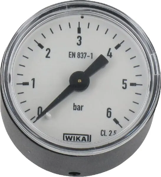 Manom.vzadu O 40mm 0–6bar