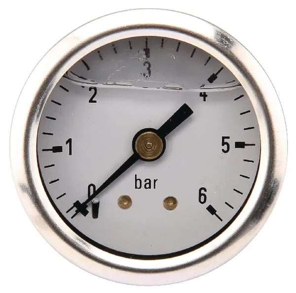 Manometr, O40mm 0–6bar 1/8"