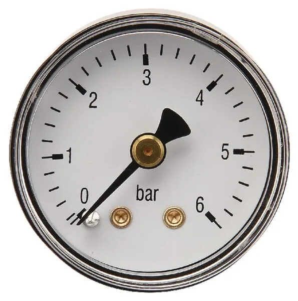 Manometr O40 0-6barů ⅛" vzadu