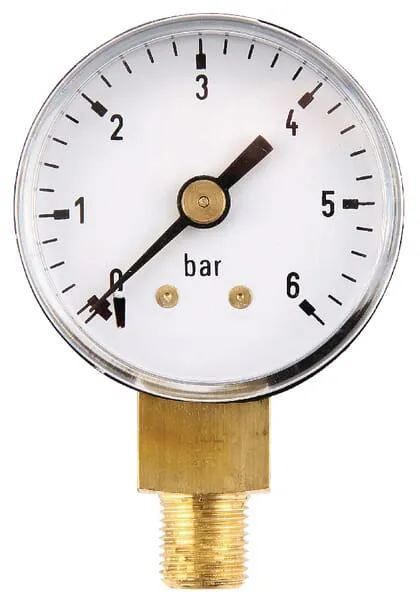 Manometr O40 0-6barů ⅛" dole