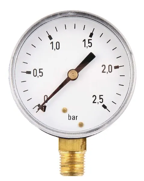 Manometr O63 0-2,5baru 1" dole