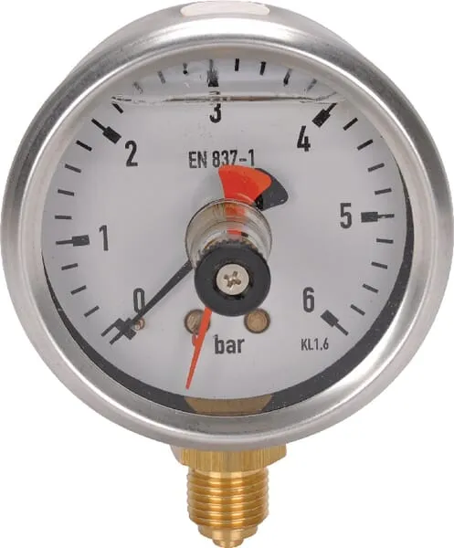 Manometr Ø 63 mm 0-6 bar ukaz.