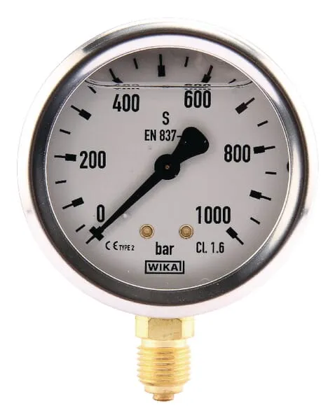Manometr Ø 63 0-1000 bar 1/4" dolní
