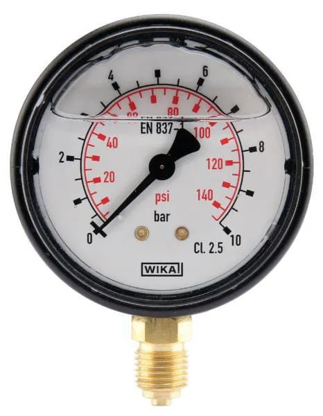 Manometr O63 0-10barů ¼" dole