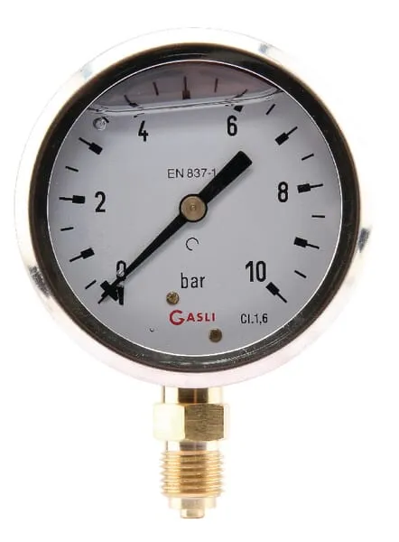 Manometr Ø 63 0-10 bar 1/4" dolní