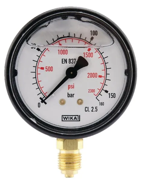 Manometr O63 0-160barů ¼" dole