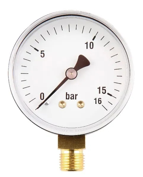 Manometr O63 0-16barů 1" dole
