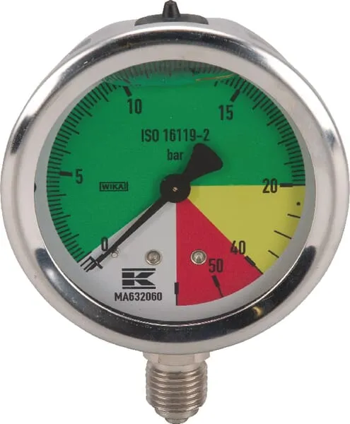 Manometr 63 1/4" spodní AHL pevný