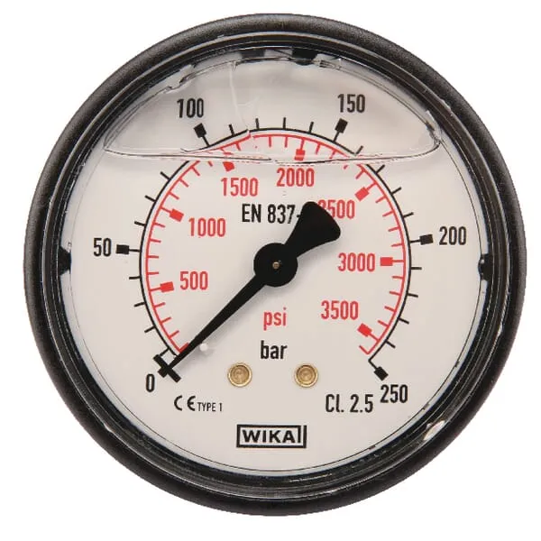 Manometr O63 0-250barů 1" vz.