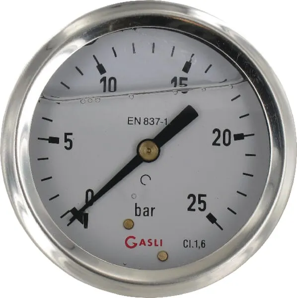 Manometr 7214 Ø63mm 0–25bar